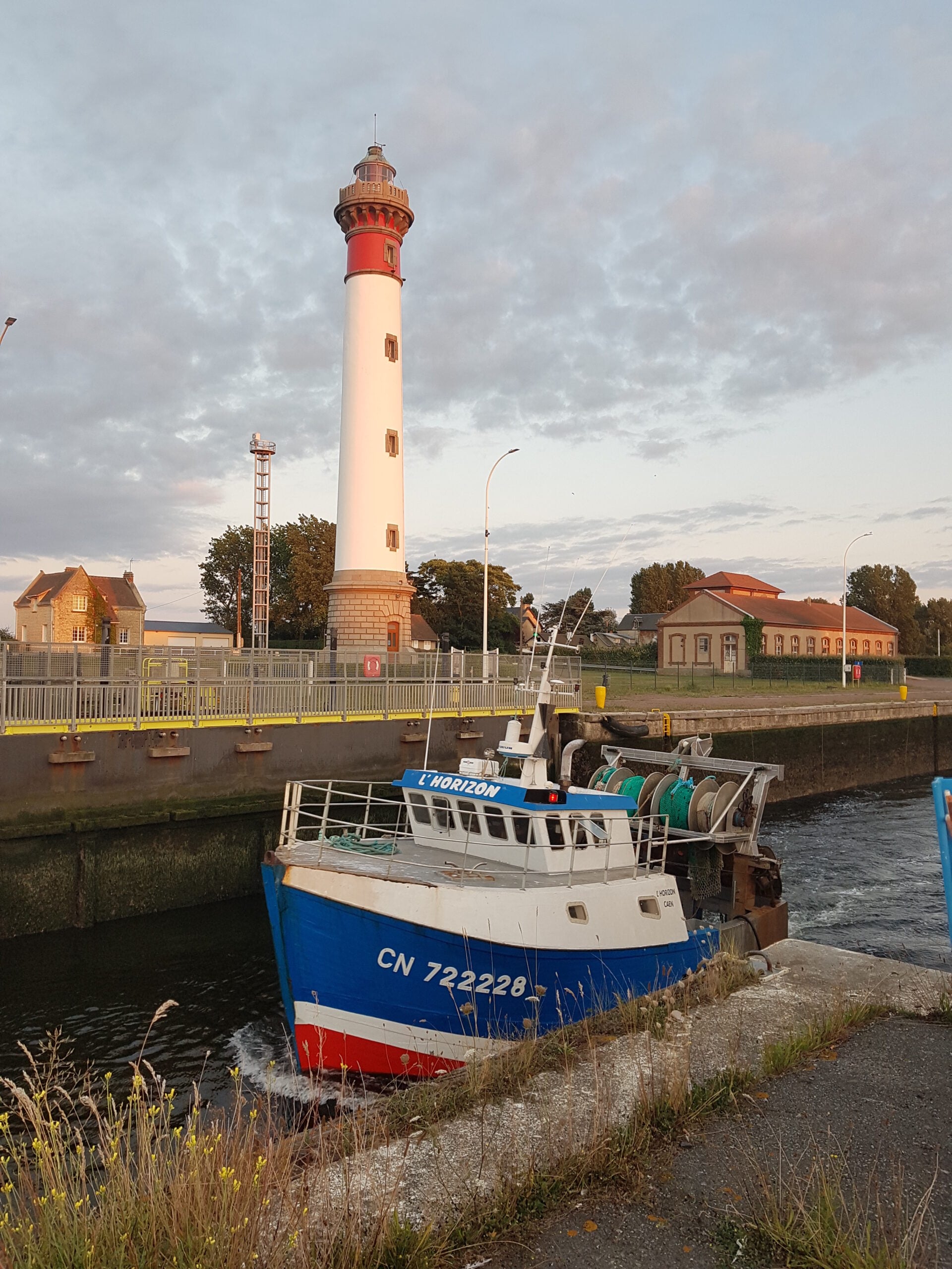 Port de pêche à Ouistreham, poissons et fruits de mer